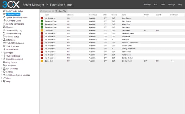 3CX Web Management Console