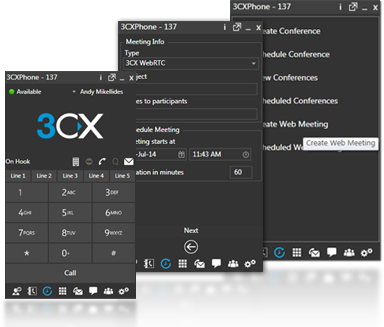3cx addon webmeeting