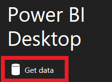 Power BI Get Data