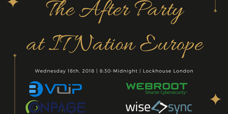 it nation europe 2018 after party