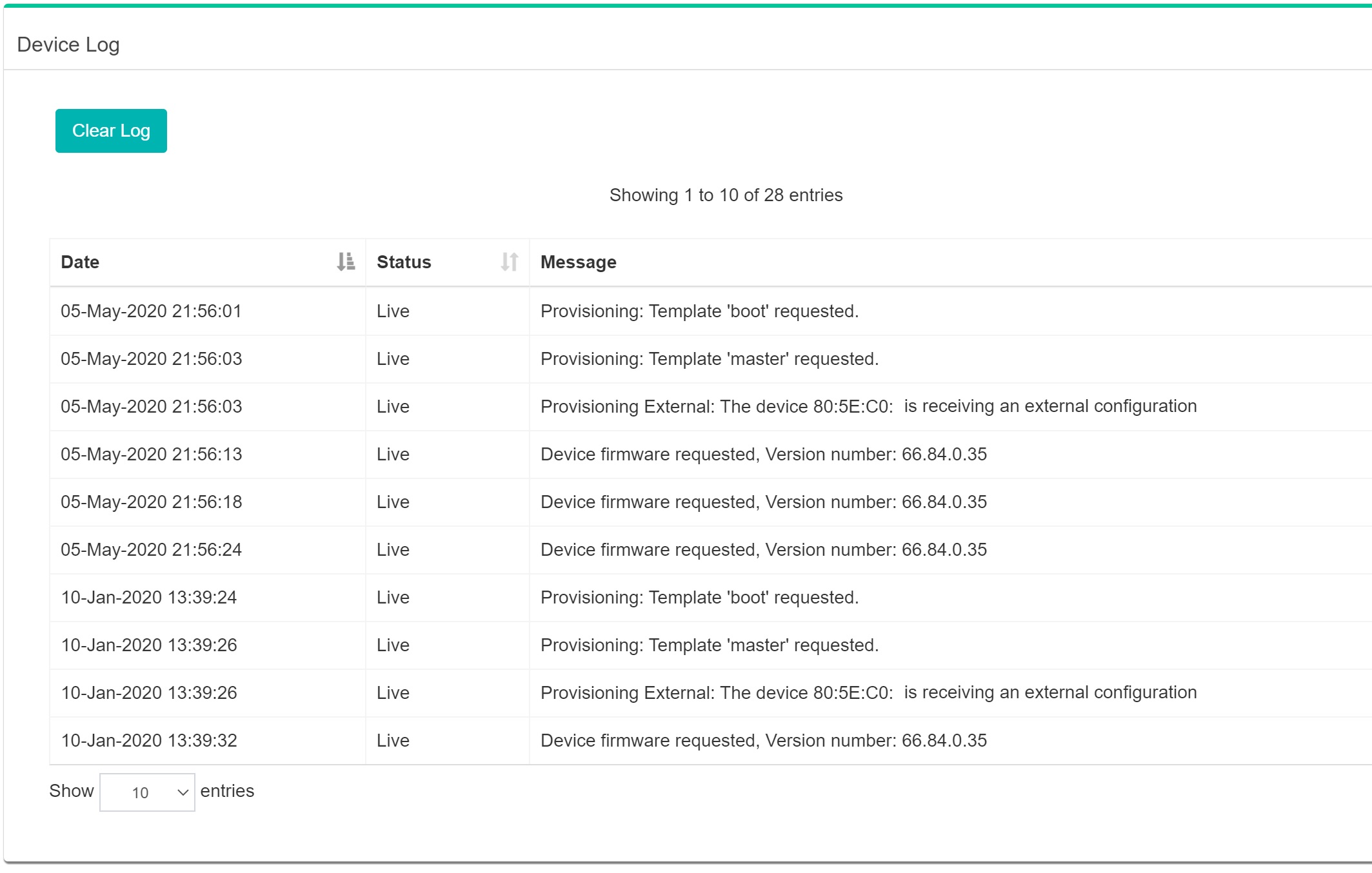 mpp log