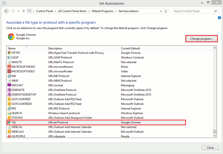 Url protocol. 3cx in PC.