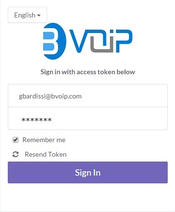 BVoIP Sign In